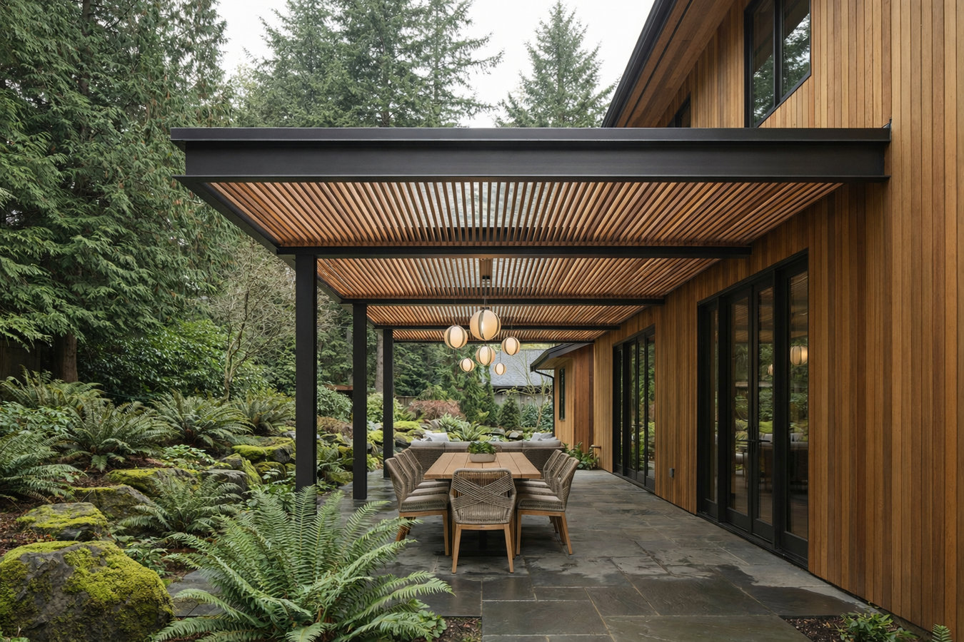 Patio cover installation